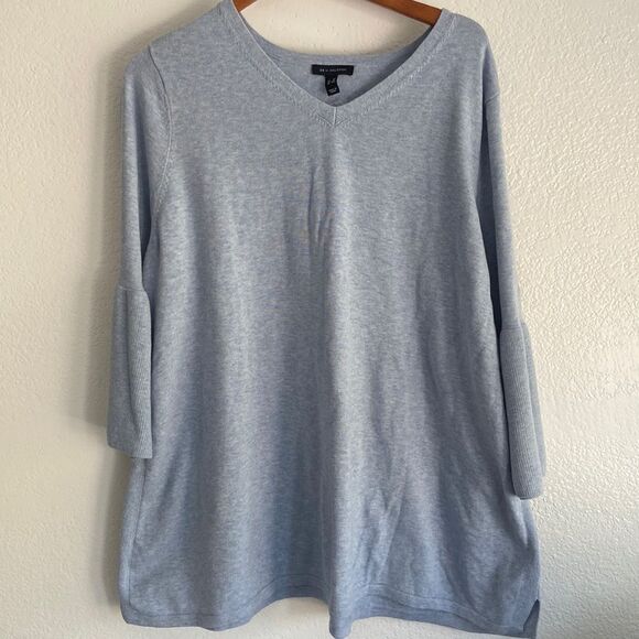H by Halston light  blue sweater size 3X - Picture 1 of 7
